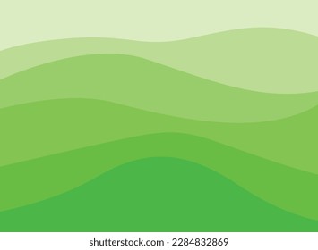 vector de onda verde fondo abstracto diseño plano color de fondo verde geométrico creativo para banner de negocio, afiche, volante, tarjeta, cubierta