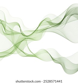 Ola verde. Diseño de Vector para publicidad, presentaciones y más. Patrón de onda. Elemento de diseño.