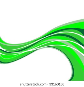 green waves