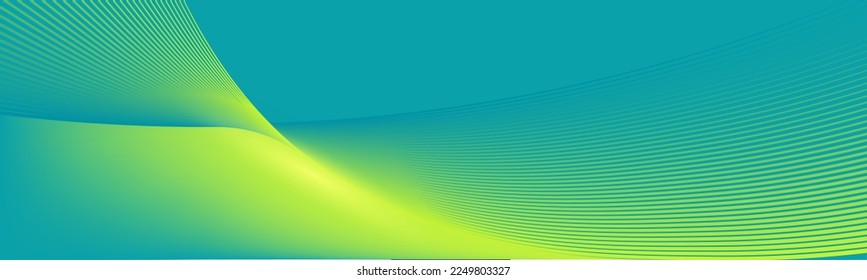 green waves line wave design wallpaper light isolated illustration