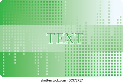 Green waves. Vector