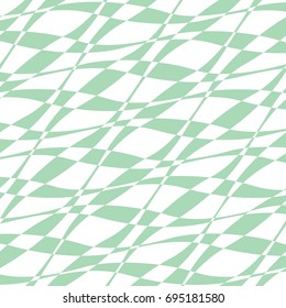 Green wavy abstract pattern