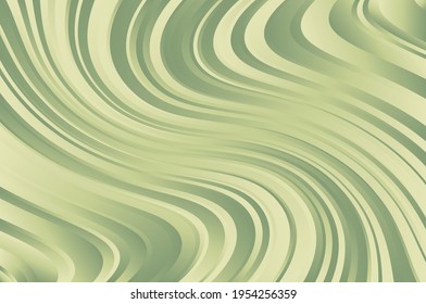 Green wavy background. Simple pattern for web design, cards, banners, wallpaper. Vector illustration