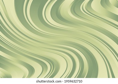 Green wavy background. Simple pattern for web design, cards, banners, wallpaper. Vector illustration