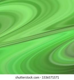 green wavy lines abstract background. Brochure Template