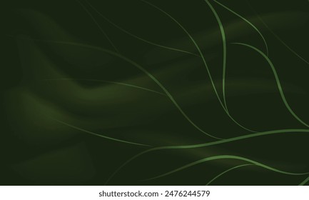 green wavy premium elegant background