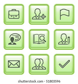 Green web button 1
