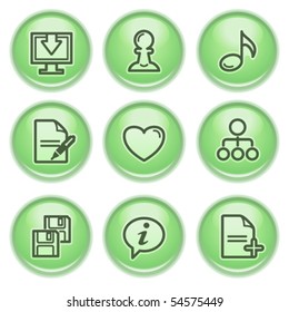 Green web buttons 10