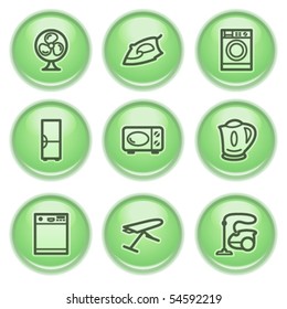Green web buttons 18