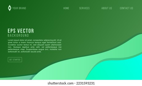 Diseño Web Verde Resumen Fondo Lemonade EPS 10 Vector Para Sitio Web, Página De Inicio, Página De Inicio, Página Web, Plantilla Web