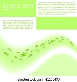 Green web graphics. Vector illustration.