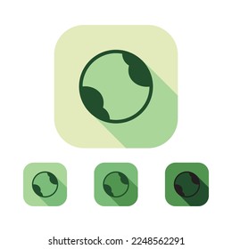 green web icon on white background