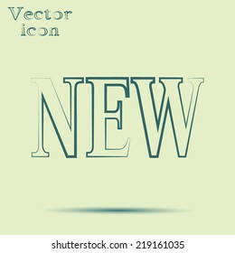green web icon with shadow vector illustration 
