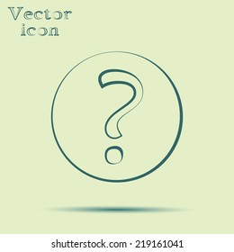 green web icon with shadow vector illustration 