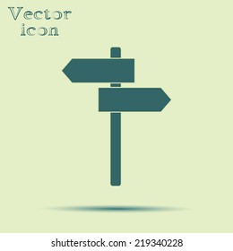 green web icon with shadow vector illustration 