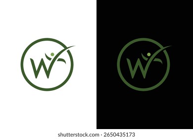 Green Wellness and Nature Logo Design