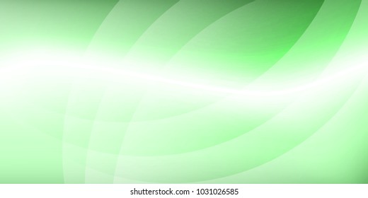 Green and white abstract background