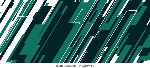 a green and white abstract background with lines