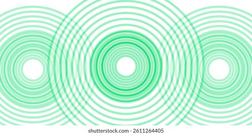 Green white abstract background overlap layer on bright space with circles effect decoration. Modern banner with lines style. Graphic design element stripes concept for flyer, card, or brochure cover