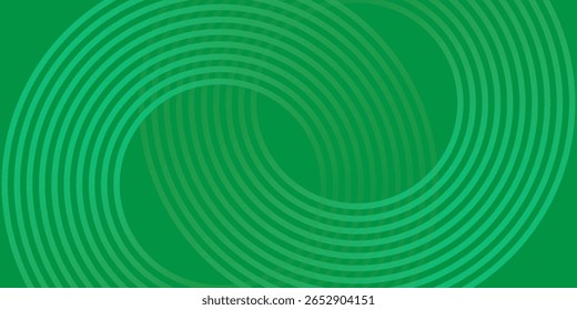 O fundo abstrato branco verde sobrepõe a camada no espaço brilhante com a decoração de efeito círculos. Banner moderno com estilo de linhas. Conceito de faixas de elementos de design gráfico para folheto, cartão ou capa de folheto