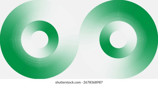 El fondo abstracto blanco verde se superpone a la capa en el espacio brillante con la decoración del efecto de los círculos. Moderno Anuncio con estilo de líneas. Concepto de rayas de elemento de Diseño gráfico para cubierta de folleto, tarjeta o folleto