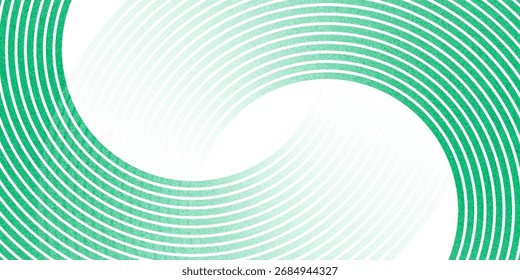 El fondo abstracto blanco verde se superpone a la capa en el espacio brillante con la decoración del efecto de los círculos. Moderno Anuncio con estilo de líneas. Concepto de rayas de elemento de Diseño gráfico para cubierta de folleto, tarjeta o folleto