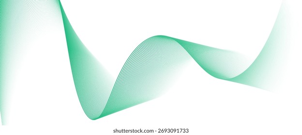 El fondo abstracto blanco verde se superpone a la capa en el espacio brillante con la decoración del efecto de los círculos. Anuncio moderno con estilo de líneas. diseño simple y presentación simple,