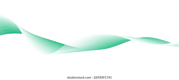 Green white abstract background overlap layer on bright space with circles effect decoration. Modern banner with lines style. eps10, website