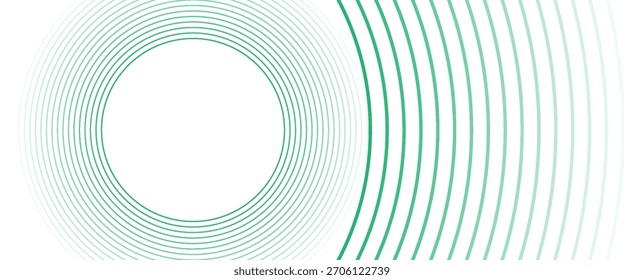 El fondo abstracto blanco verde se superpone a la capa en el espacio brillante con la decoración del efecto de los círculos. Moderno Anuncio con estilo de líneas. Concepto de rayas de elemento de Diseño gráfico para cubierta de folleto, tarjeta o folleto
