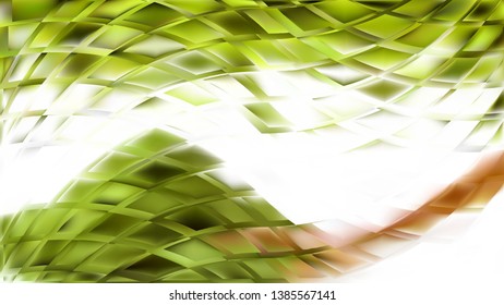 Green and White Abstract Background Vector Art
