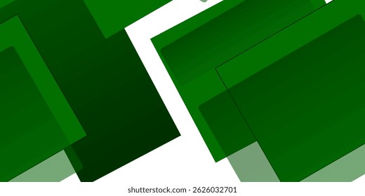Fundo moderno abstrato branco verde. Ilustração vetorial