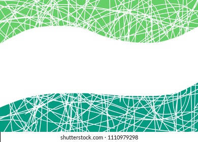 Green and white background