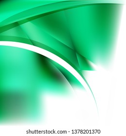 Green and White Background Graphic