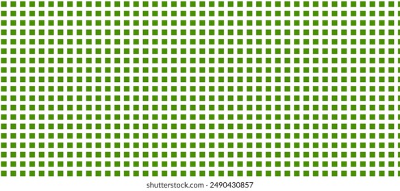 Green and white background with squares