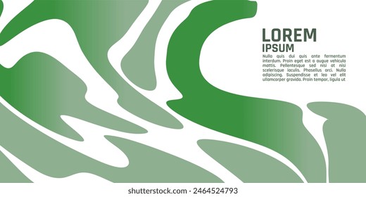 A green and white background with the word. The background is a swirl of green and white, giving it a dynamic and artistic feel