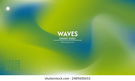 Green white blue abstract combination background. Minimalist pastel color design.