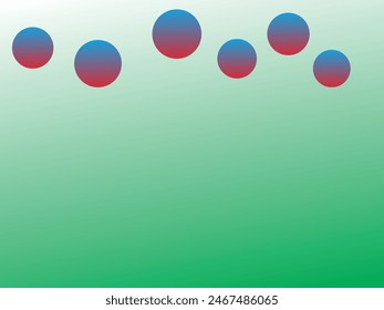 Green, white and blue  color combination gradient background design.