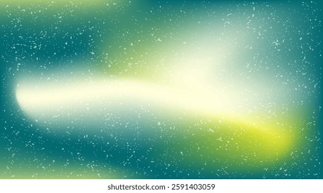 green and white blurred gradient with grain noise effect background, for art product design, social media, trendy, vintage, flyer, banner