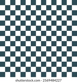 green and white checkerboard pattern with modern geometric style