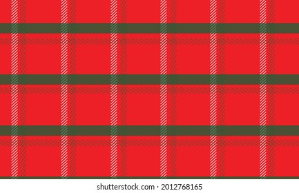 Green and white checkered pattern Red background. Stylish Modern Background Vector Illustration