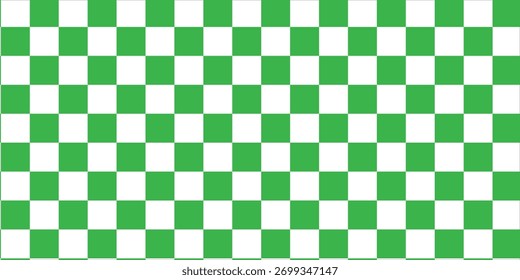 Verde branco quadriculado fundo sem costura. Verde branco recurso gráfico quadriculado padrão vetor ilustartion.eps10