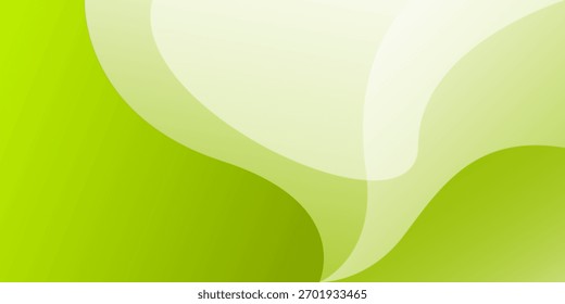 A curva verde e branca sobrepõe o fundo abstrato. textura da decoração. design vetorial