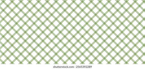 Green and white diagonal fabric texture background