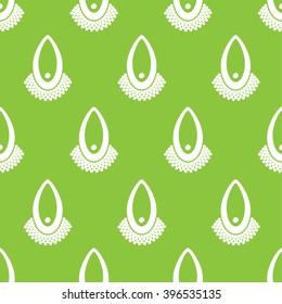 Green and white droplets