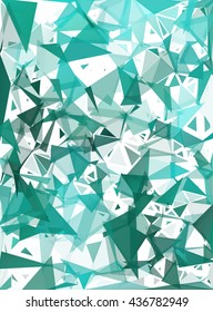 Green White Geometric Break Background, Creative Design Templates