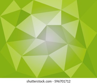 green white geometric vector illustration, polygonal background