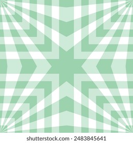 Green and white gingham seamless pattern. Checkered texture for picnic blanket, tablecloth, plaid, clothes. Fabric geometric background