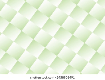 A Green and White Gradient Checkered art wallpaper creates a soothing and visually appealing backdrop. The gradual transition from shades of green to pristine white infuses a sense of tranquility.