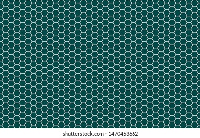 Green white hexagonal pattern texture background. EPS10 Illustration 