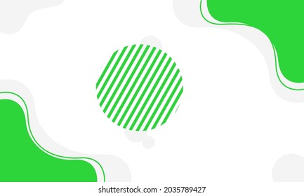 Entorno verde y blanco. Diseño de fondo de color líquido. Composición de la forma del fluido del vector eps10.